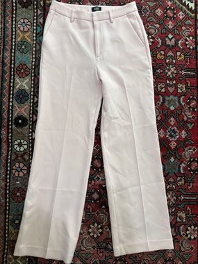 Scotch & Soda Pale Pink Tailored Straight-Leg Trousers